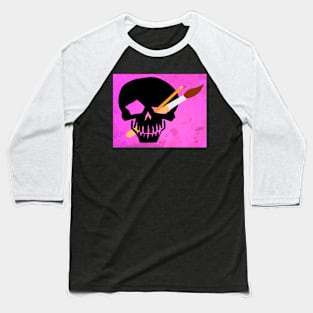 Artist Skull Baseball T-Shirt